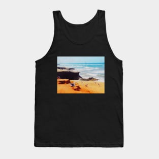 Beautiful picture from sunny day in San Diego La Jolla Cove California, USA. To travel is to live. Tank Top